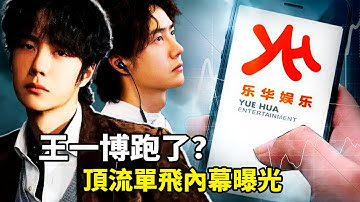 王一博不續約！一人貢獻60%收入，樂華市值蒸發上億，頂流反撲資本全過程！樂華下一個搖錢樹在哪？內娛一星模式徹底崩盤？