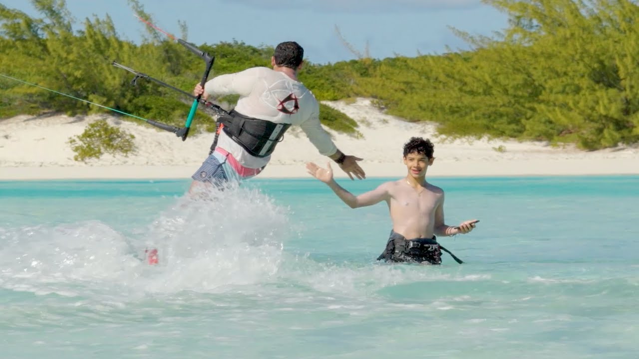 From Water Start to Riding Together — A Father & Son Kitesurfing Dream in The Bahamas