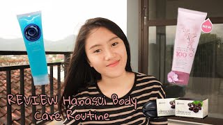 REVIEW Hanasui Body Spa Exfoliating, Body Serum, Coffee Soap with Coffee Scrub || #girlstalk eps. 12