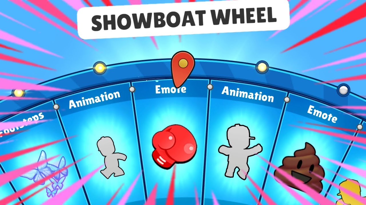 SHOWBOAT WHEEL 🥊🍌💩 - Stumble Guys