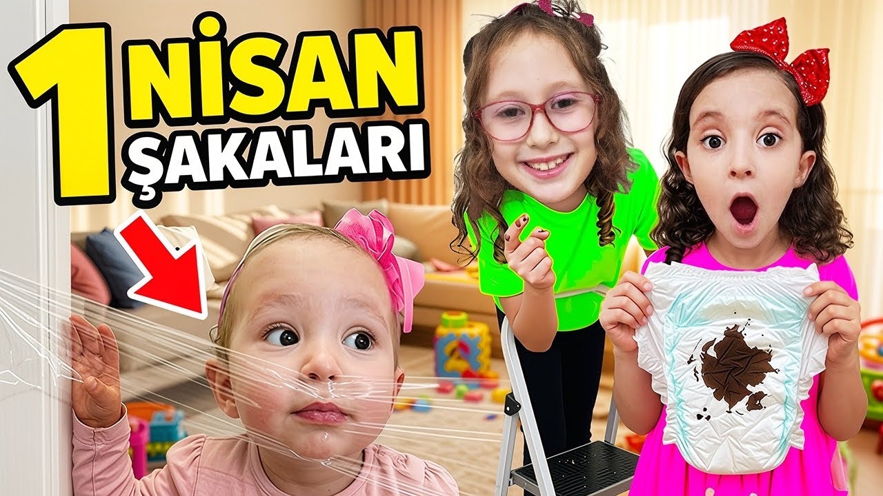 KIŞKIRTMA !! 1 NİSAN ŞAKALARI !! BAHAR BANU ALYA ASEL MİRA KOMİK VİDEO 