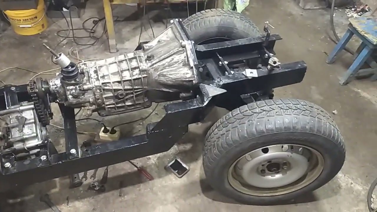 Наш новый проект - минитрактор классика с полным приводом. Тизер. - YouTube