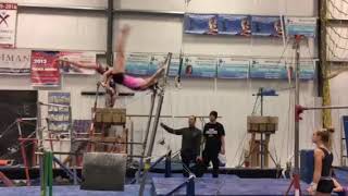 bar routine to a double layout 12/3/18