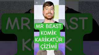 10 Sani̇yede Mr Beast Çi̇zi̇mi̇ Mr Beast Komi̇k Kari̇katür