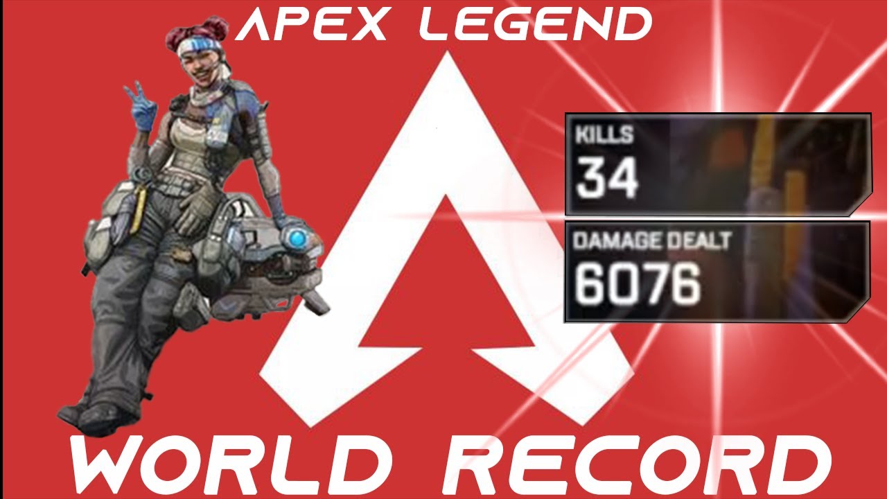 34 KILLS SOLO & 6K DAMAGE Apex Legends *NEW WORLD RECORD HOLDER*