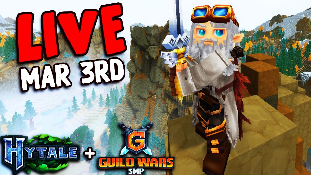 Building a Pirate Ship! GUILD WARS SMP ⚒️ Hytale | (!figgyz) (!discord) (!youtube)
