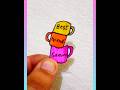 Beautiful Cup's 😍#art #papercutting #shorts #youtubeshorts