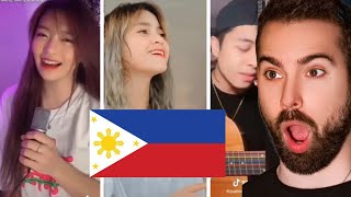 Vocal Coach Reacts To Pinnoy Singers TikTok Compilation