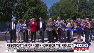 Ribbon cutting held for North McGregor Avenue project