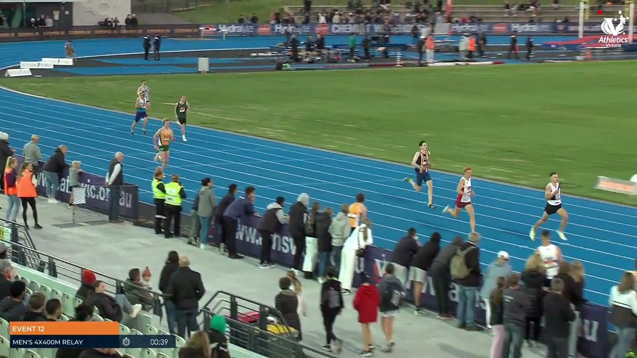 2022 Zatopek Vic Mens 4x400m Final