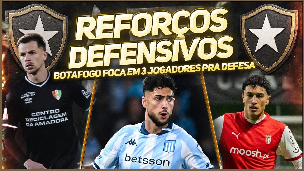 ⚠️DI CESARE, SCHAPPO E VITOR CARVALHO SÃO NOMES MAPEADOS PARA SETOR DEFENSIVO: SAIBA MAIS 