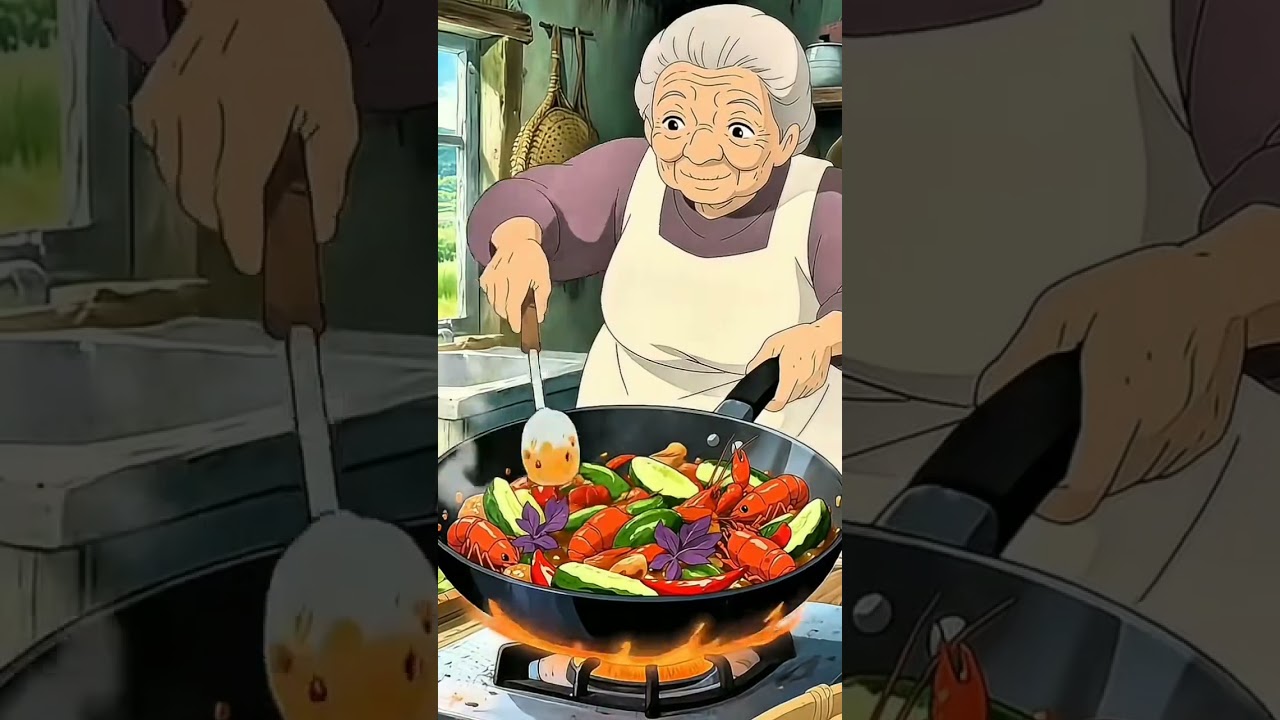 Dadi & Poti’s River Day Adventure 🦞🍉 | Cozy Village Life Animation