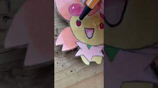 Make a Pokémon w/ me ✨Part 3✨ #pokemon #cherrim #crafts #cute