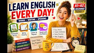 Just 10 Minutes a Day! ⏰Speak & Write English with Confidence 🚀