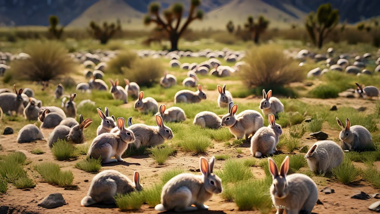 Why China Reliese 1 Million Rabbits In Kabuki Desert ? - YouTube