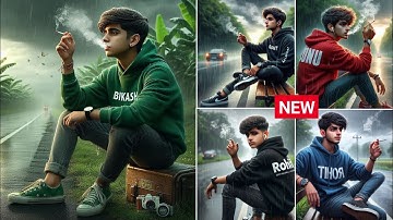 Create 3D Ai Attitude boy smoking with cigarette Bing image 2024| New attitude boy bing image