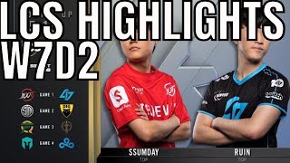 LCS Highlights ALL GAMES Week 7 Day 2 Summer 2020 League Championship Series