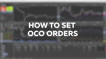 Tutorial #How to set (one cancels the other) orders