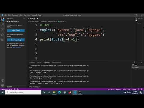 How to access tuple items in python||Coding With Sarika||