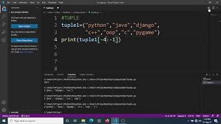 How to access tuple items in python||Coding With Sarika||