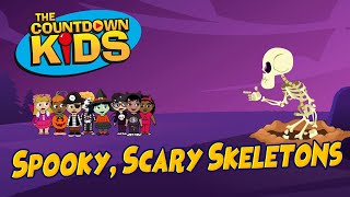 Spooky, Scary Skeletons - The Countdown Kids | Kids Songs & Nursery Rhymes | Lyrics Video