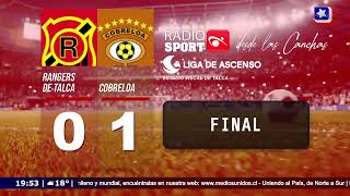 (( EN VIVO )) | ⚽️ Liga de Ascenso 2026 - Fecha 29: Rangers de Talca vs. Cobreloa (Simulcast)