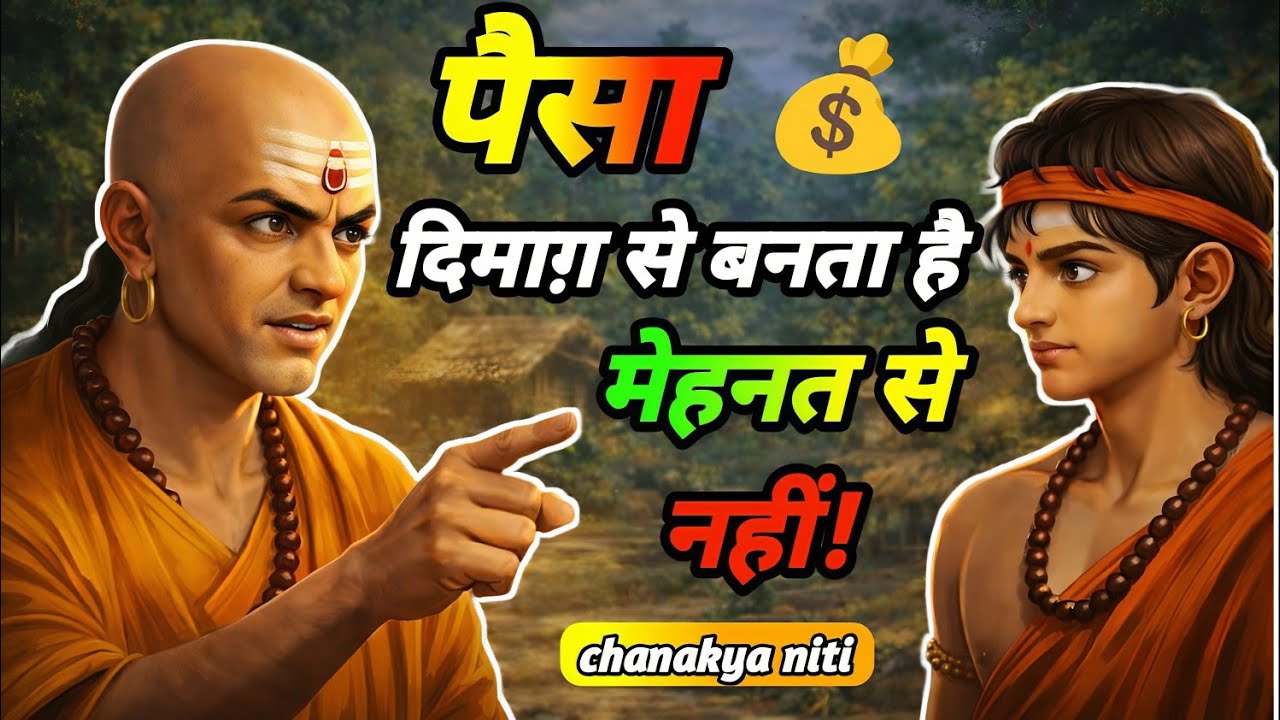 पैसा दिमाग से बनता है, मेहनत से नहीं | Chanakya Niti for Real Success🔥🔥💯