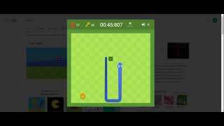 Google Snake Key Mode (Standard) 25 Apples