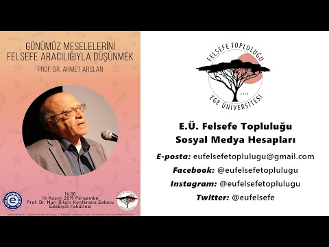 'Günümüz Meselelerini Felsefe
