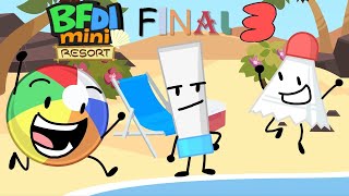 BFDI Mini Resort Final 3 Possibilities
