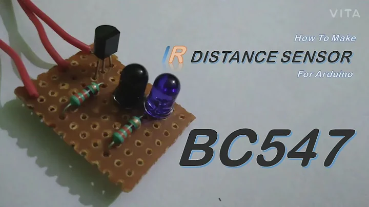 How to make IR sensor || IR sensor with BC547 || IR distance sensor