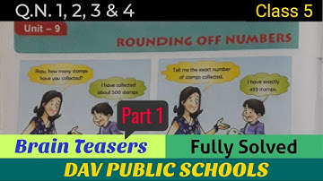 DAV class 5 maths unit 9 Brain Teasers