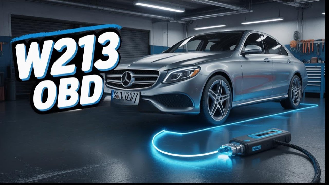 How To Find Your Mercedes E Class -W213 OBD Port ( OBD Location Guide)