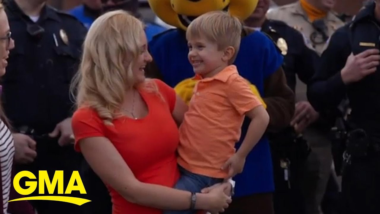 Nevada police help celebrate the birthday of late trooper’s son l GMA