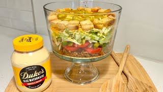 John Wayne Casserole as a SALAD?? The Duke Layered Salad Recipe!