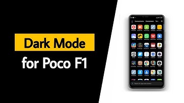 How to Enable Dark Mode in POCO F1