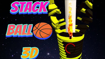 ⚽🏐🔥 STACK BALL 3D  NonStop Drop 🔥#1 #gaming #stackball #live #shortslive