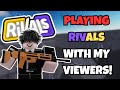 ❄️ LIVE: Playing Roblox Rivals with Viewers! #rivals #livestreaming