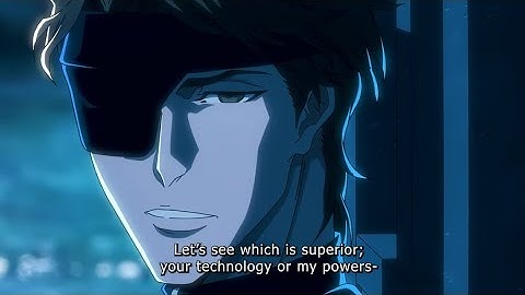 AIZEN IMMBOLIZED BY STERNRITTER BLEACH TYBW COUR 3