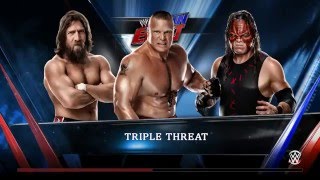 WWE 2K15 Triple Threat Match - Brock Lesnar VS Daniel Bryan VS Kane