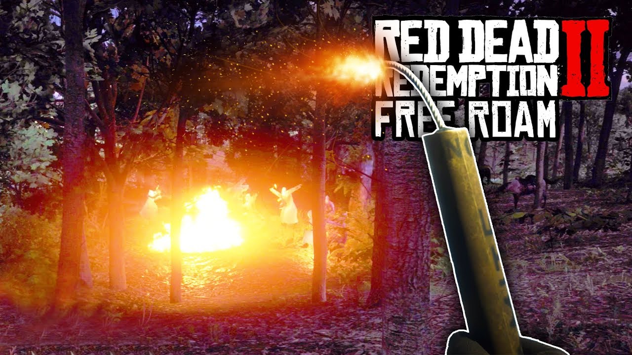 BLOWING UP & DISMEMBERING THE KKK in Red Dead Redemption 2!