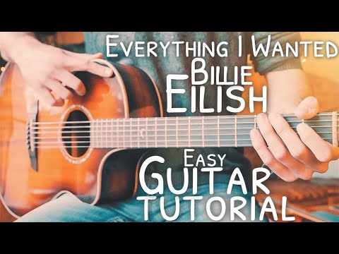 Everything I Wanted Billie Eilish Guitar Tutorial // Everything I Wanted Guitar // Lesson #751