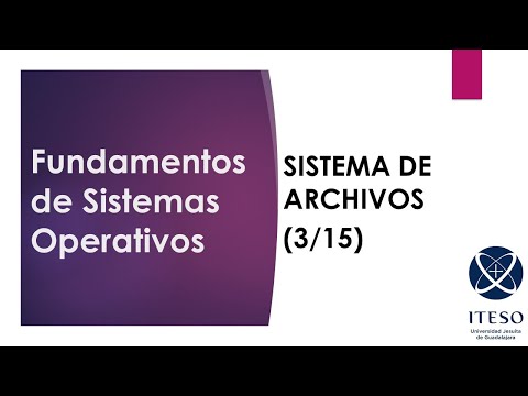 Sistemas Operativos, Sistemas de archivos 3