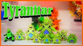 Unboxing y Comparacion de Tyranitar  /Tomy /Jazwares /Tomy ARTS / Bandai