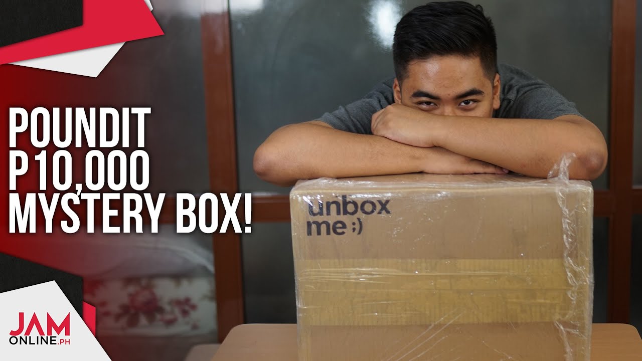 POUNDIT P10,000 MYSTERY BOX UNBOXING! (WE GOT A SMARTPHONE!)