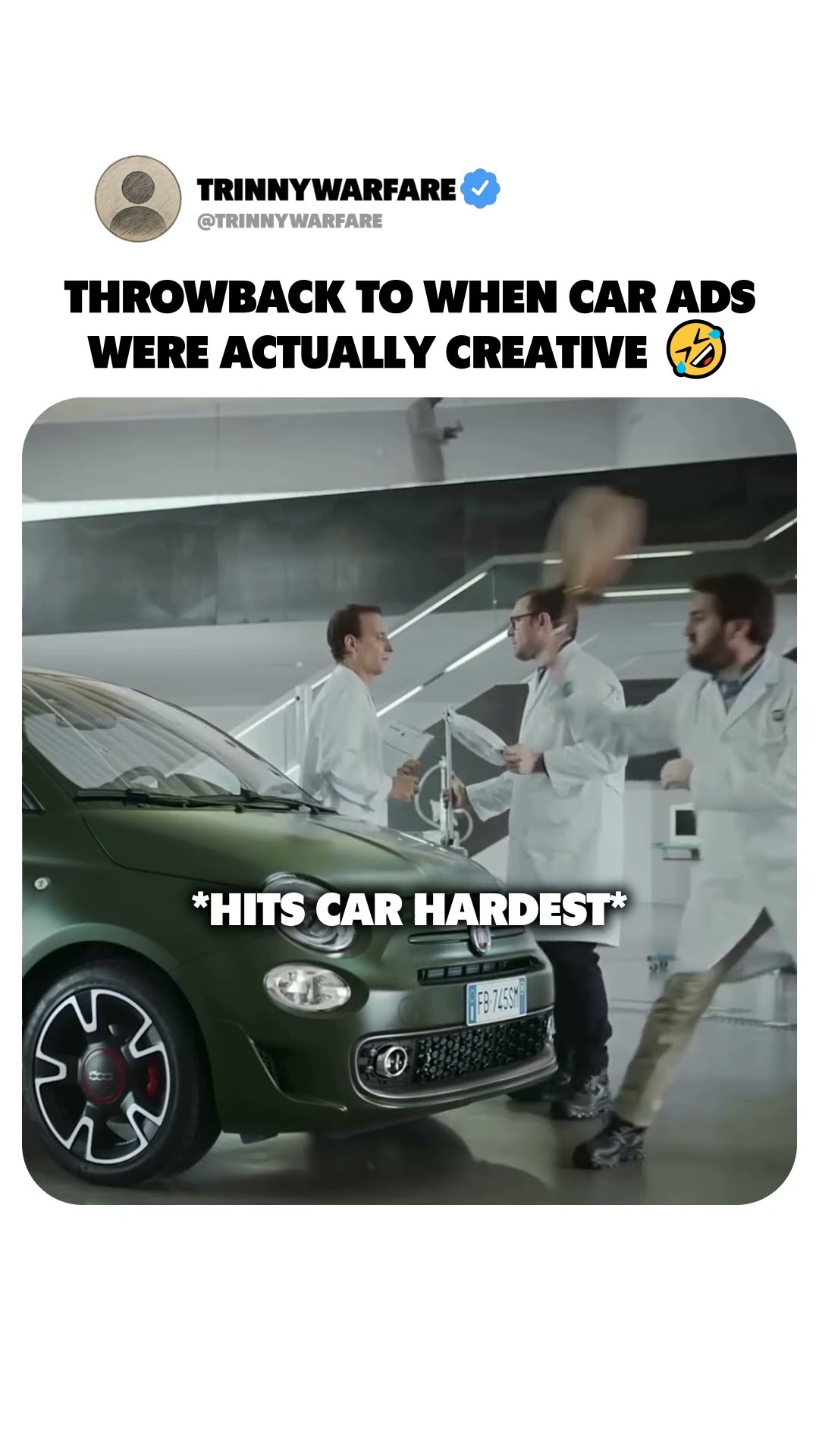 Throwback To When Car Ads Were Actually Creative 🤣