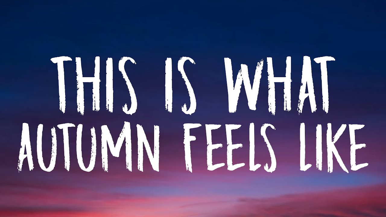 JVKE - this is what autumn feels like (Lyrics)
