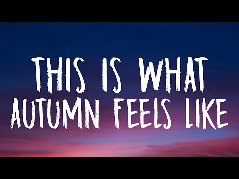 JVKE This Is What Autumn Feels Like Lyrics 