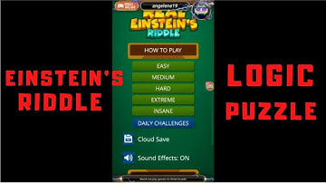 DOWNLOADING EINSTEIN RIDDLE LOGIC PUZZLE