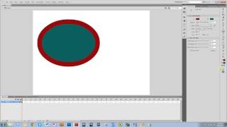 Basic Drawing with Shapes in Adobe Flash screenshot 4